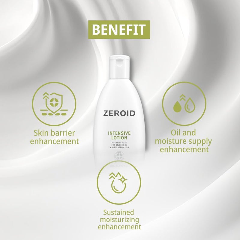 ZEROID | Intensive Lotion | Korean Body Care Moisturizer | Hand and Body Cream for Women and Men | Body Lotion for Dry and Sensitive Skin | Moisturizer for Extremely Dry Skin | 6.76 fl oz (200ml) - Image 4